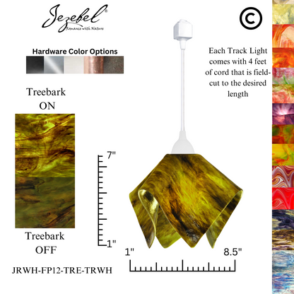 Jezebel Signature® Track Lighting Flame Pendant, Small