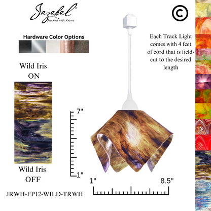 Jezebel Signature® Track Lighting Flame Pendant, Small