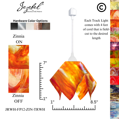Jezebel Signature® Track Lighting Flame Pendant, Small