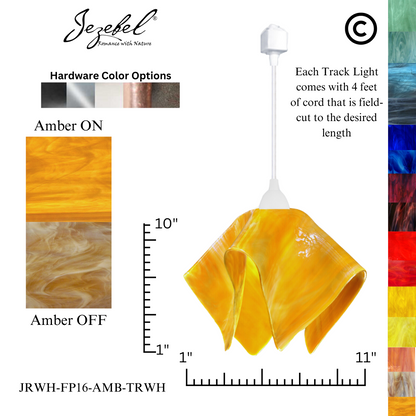 Jezebel Radiance® Track Lighting Flame Pendant, Large
