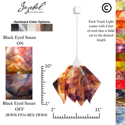 Jezebel Signature® Track Lighting Flame Pendant, Large