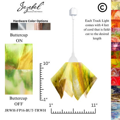 Jezebel Signature® Track Lighting Flame Pendant, Large