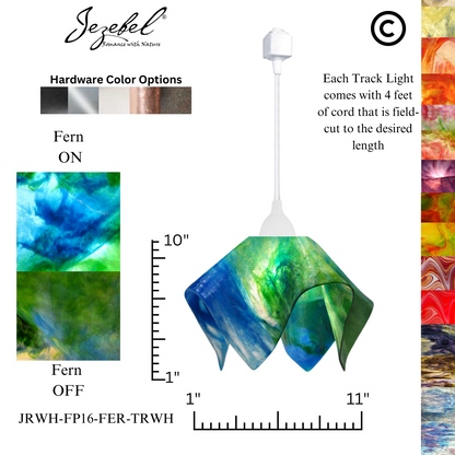Jezebel Signature® Track Lighting Flame Pendant, Large