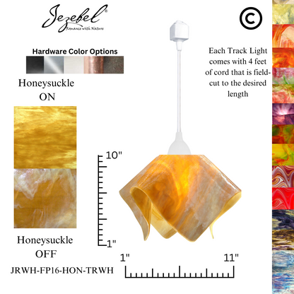 Jezebel Signature® Track Lighting Flame Pendant, Large
