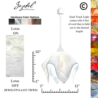Jezebel Signature® Track Lighting Flame Pendant, Large