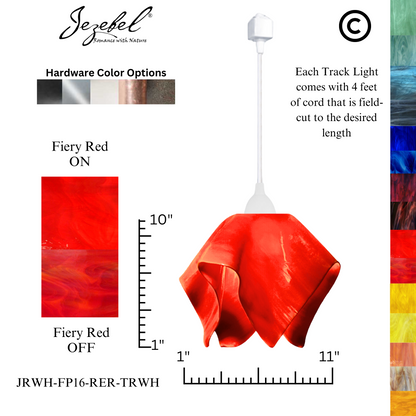 Jezebel Radiance® Track Lighting Flame Pendant, Large