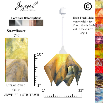 Jezebel Signature® Track Lighting Flame Pendant, Large