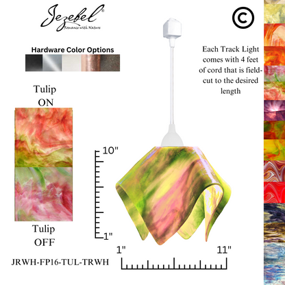 Jezebel Signature® Track Lighting Flame Pendant, Large