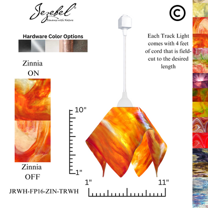 Jezebel Signature® Track Lighting Flame Pendant, Large
