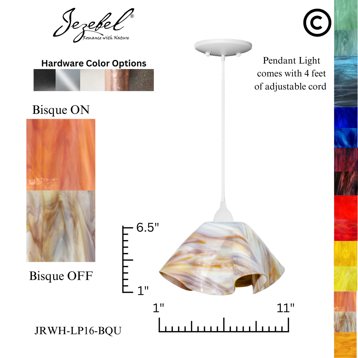 Jezebel Radiance® Lily Pendant, Large