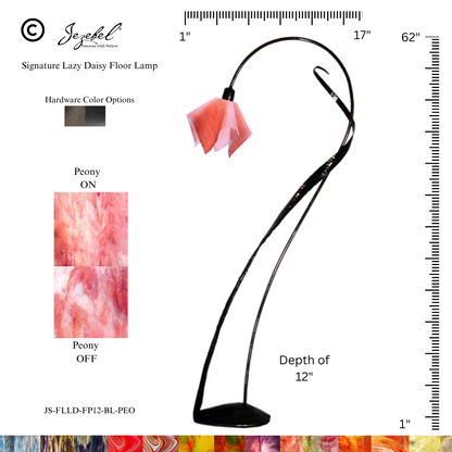 Jezebel® Flame Lazy Daisy Floor Lamp