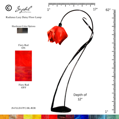Jezebel® Flame Lazy Daisy Floor Lamp