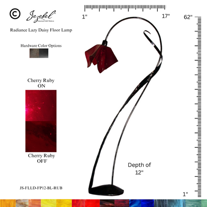 Jezebel® Flame Lazy Daisy Floor Lamp