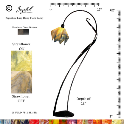 Jezebel® Flame Lazy Daisy Floor Lamp