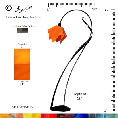 Jezebel® Flame Lazy Daisy Floor Lamp