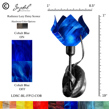 Jezebel® Lazy Daisy Sconce, Flame Style