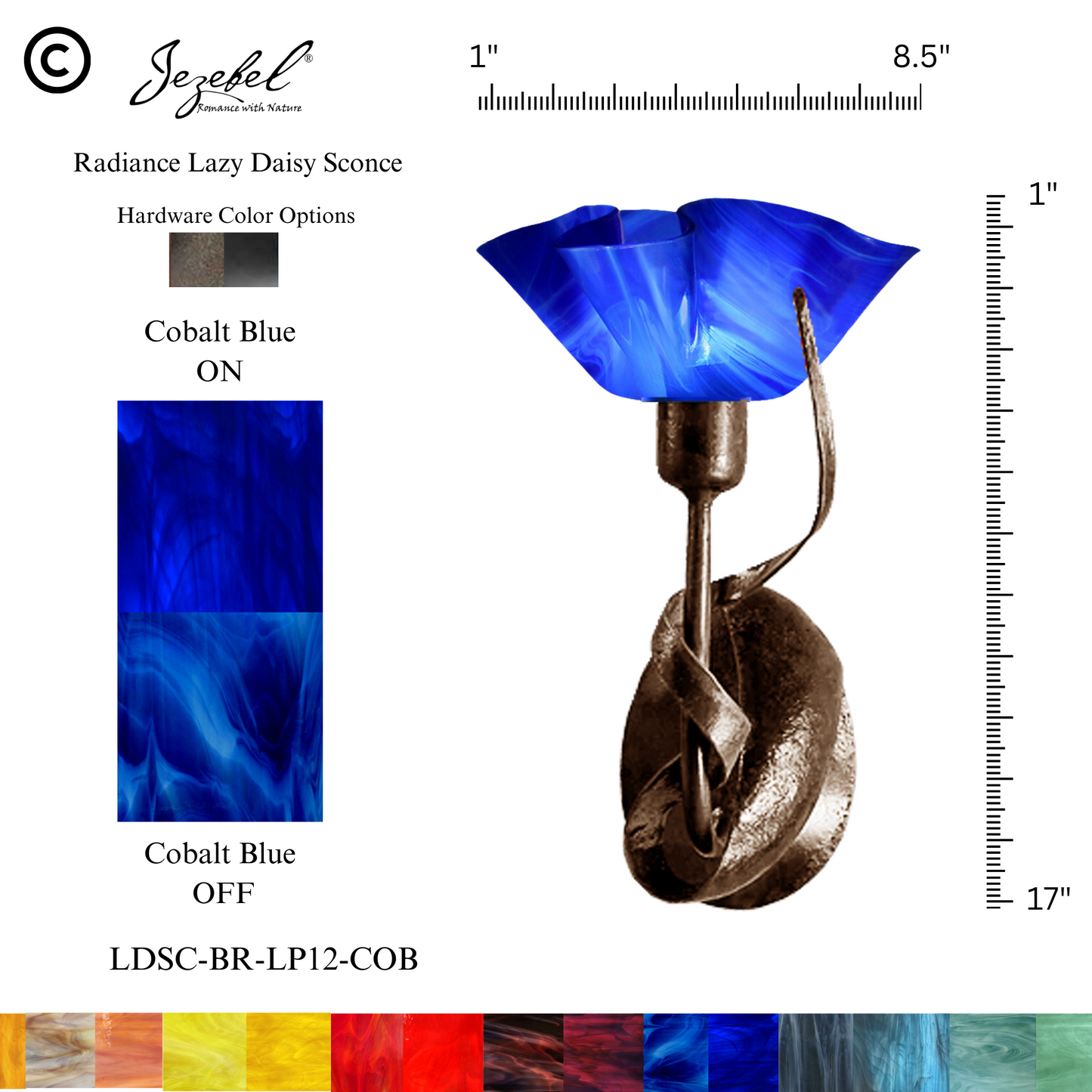 Jezebel® Lazy Daisy Sconce, Lily Style
