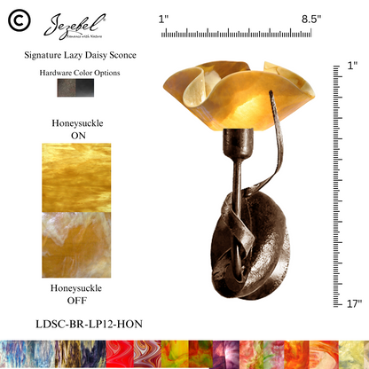 Jezebel® Lazy Daisy Sconce, Lily Style