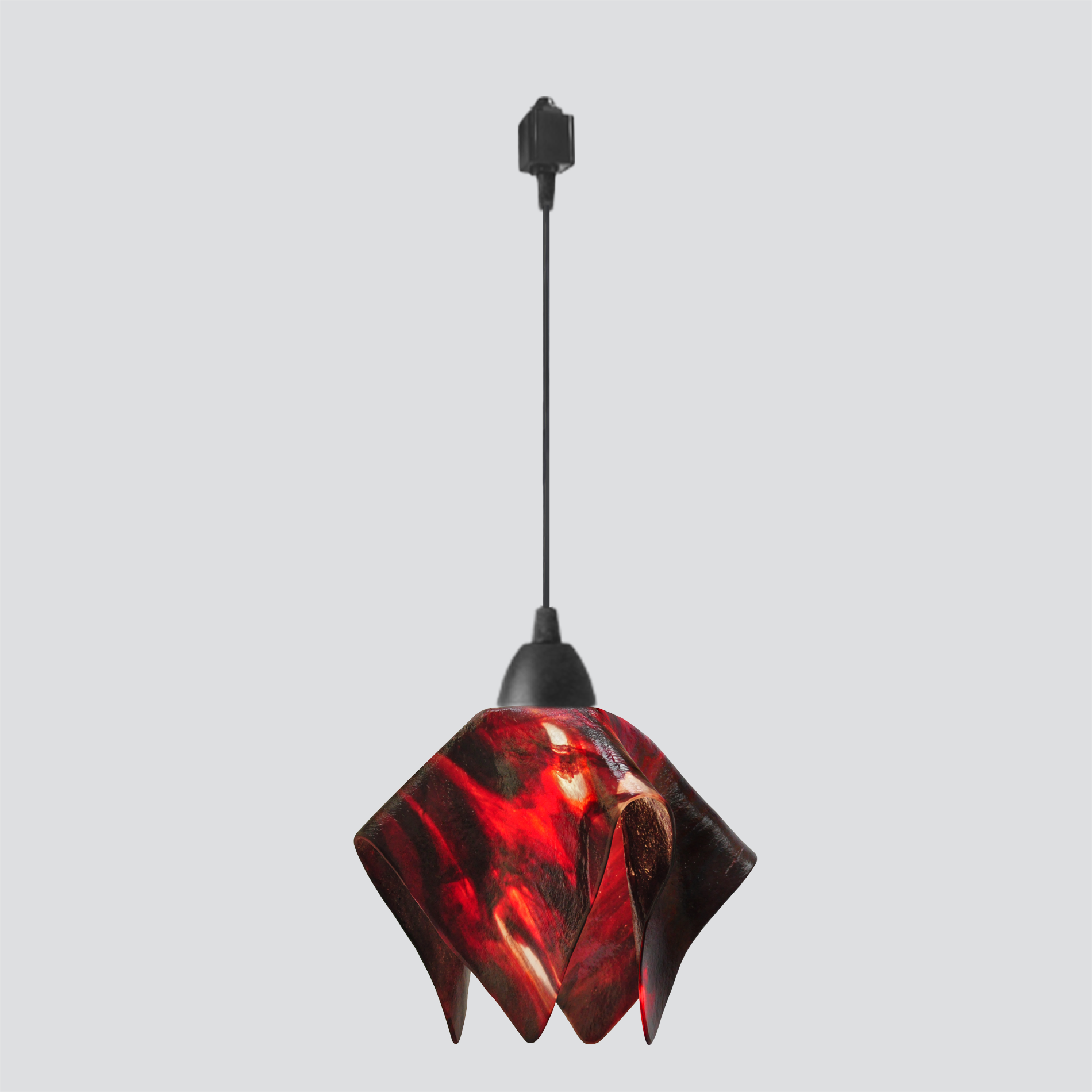 Jezebel Signature® Track Lighting Flame Pendant, Large