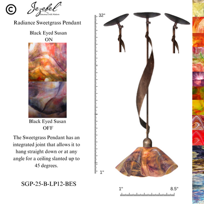 Jezebel Sweetgrass Pendant, Lily