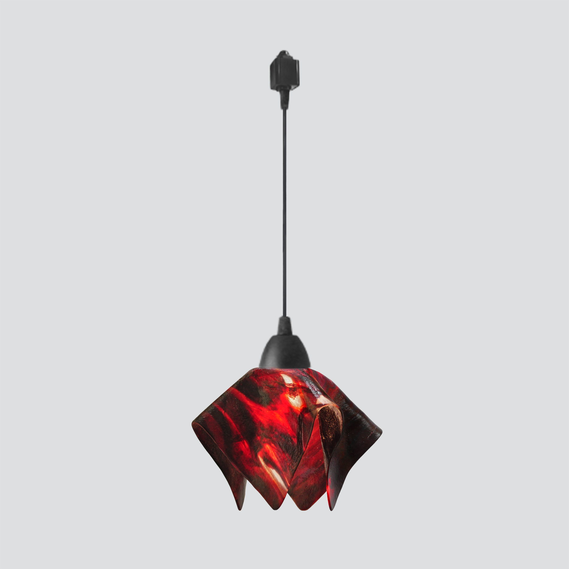 Jezebel Signature® Track Lighting Flame Pendant, Small
