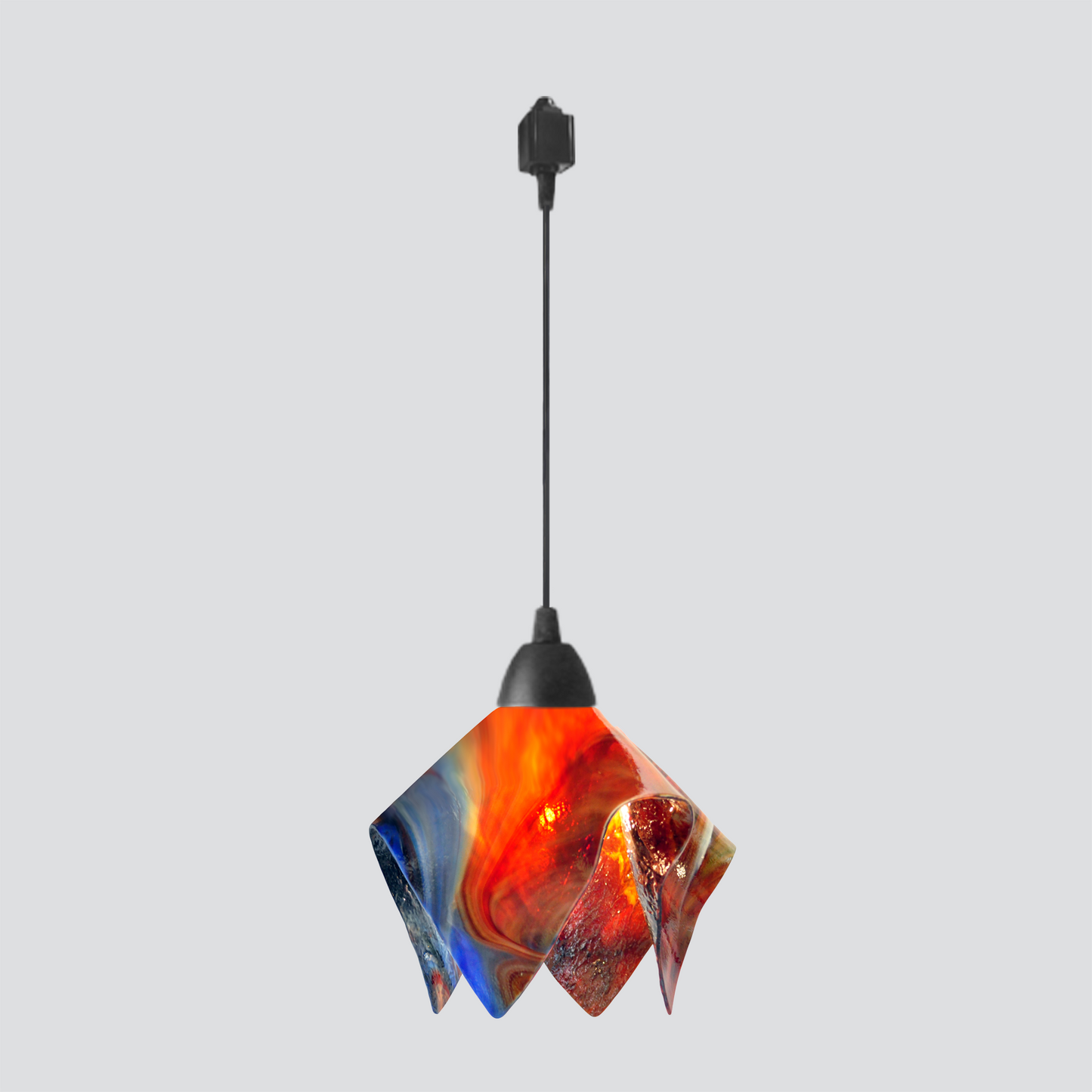 Jezebel Signature® Track Lighting Flame Pendant, Small