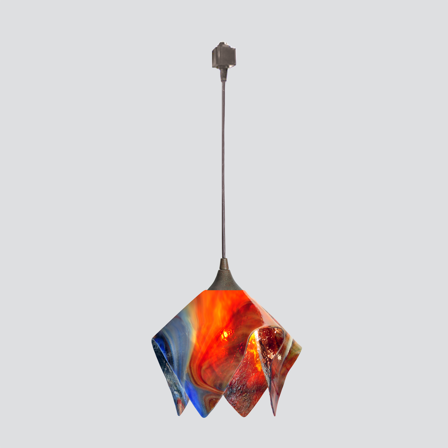 Jezebel Signature® Track Lighting Flame Pendant, Small