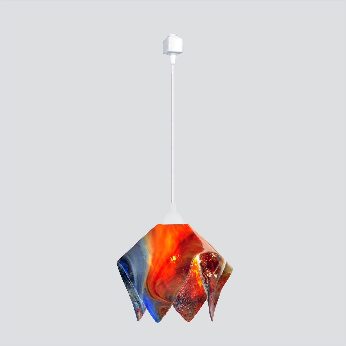 Jezebel Signature® Track Lighting Flame Pendant, Small