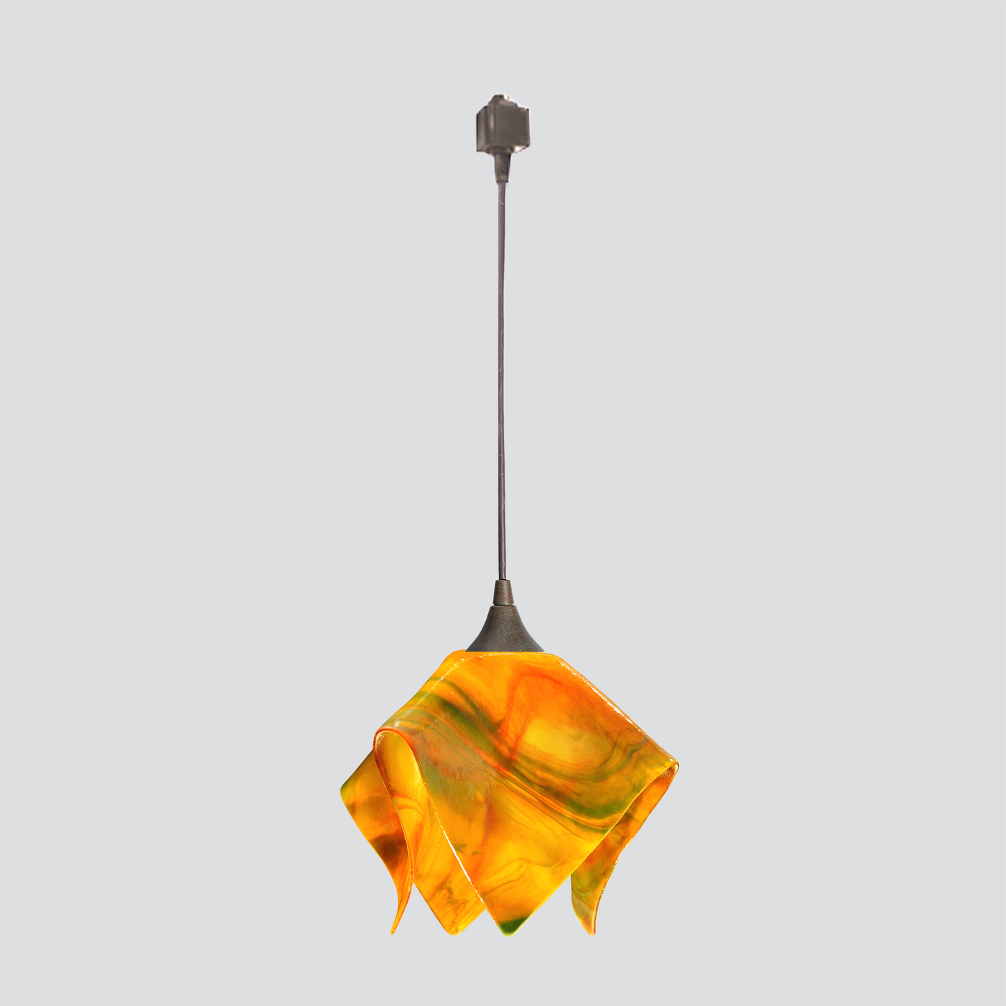 Jezebel Signature® Track Lighting Flame Pendant, Small