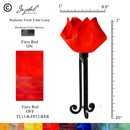 Jezebel® Flame Torch Table Lamp