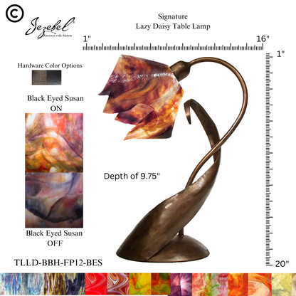 Jezebel® Flame Lazy Daisy Table Lamp