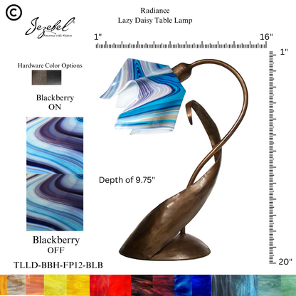 Jezebel® Flame Lazy Daisy Table Lamp