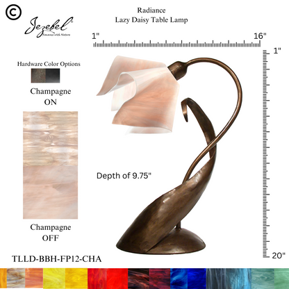 Jezebel® Flame Lazy Daisy Table Lamp