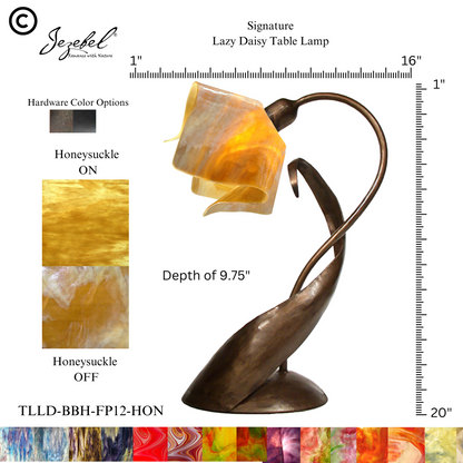 Jezebel® Flame Lazy Daisy Table Lamp