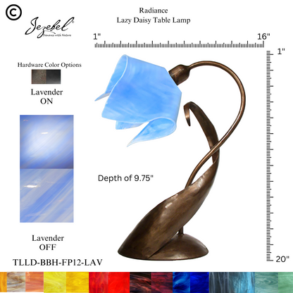 Jezebel® Flame Lazy Daisy Table Lamp
