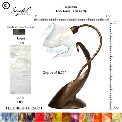 Jezebel® Flame Lazy Daisy Table Lamp