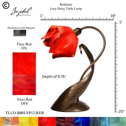 Jezebel® Flame Lazy Daisy Table Lamp