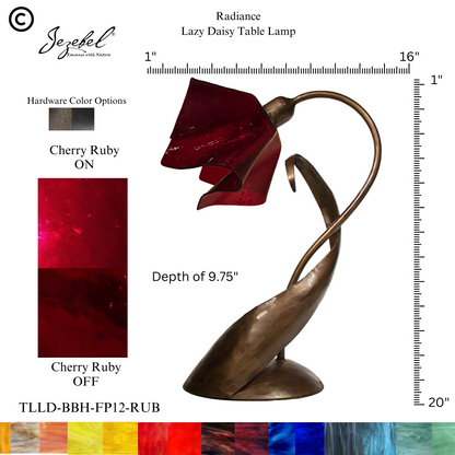Jezebel® Flame Lazy Daisy Table Lamp