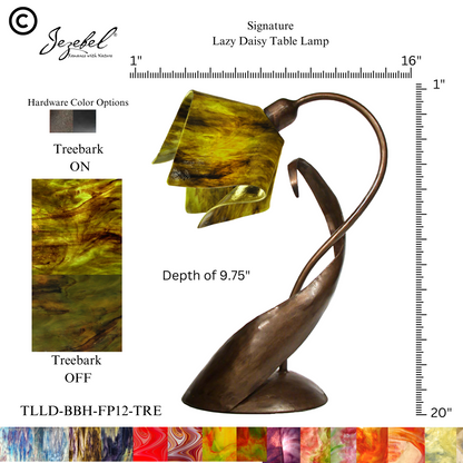Jezebel® Flame Lazy Daisy Table Lamp