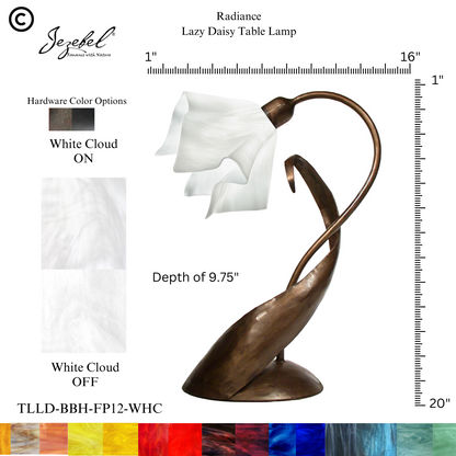 Jezebel® Flame Lazy Daisy Table Lamp