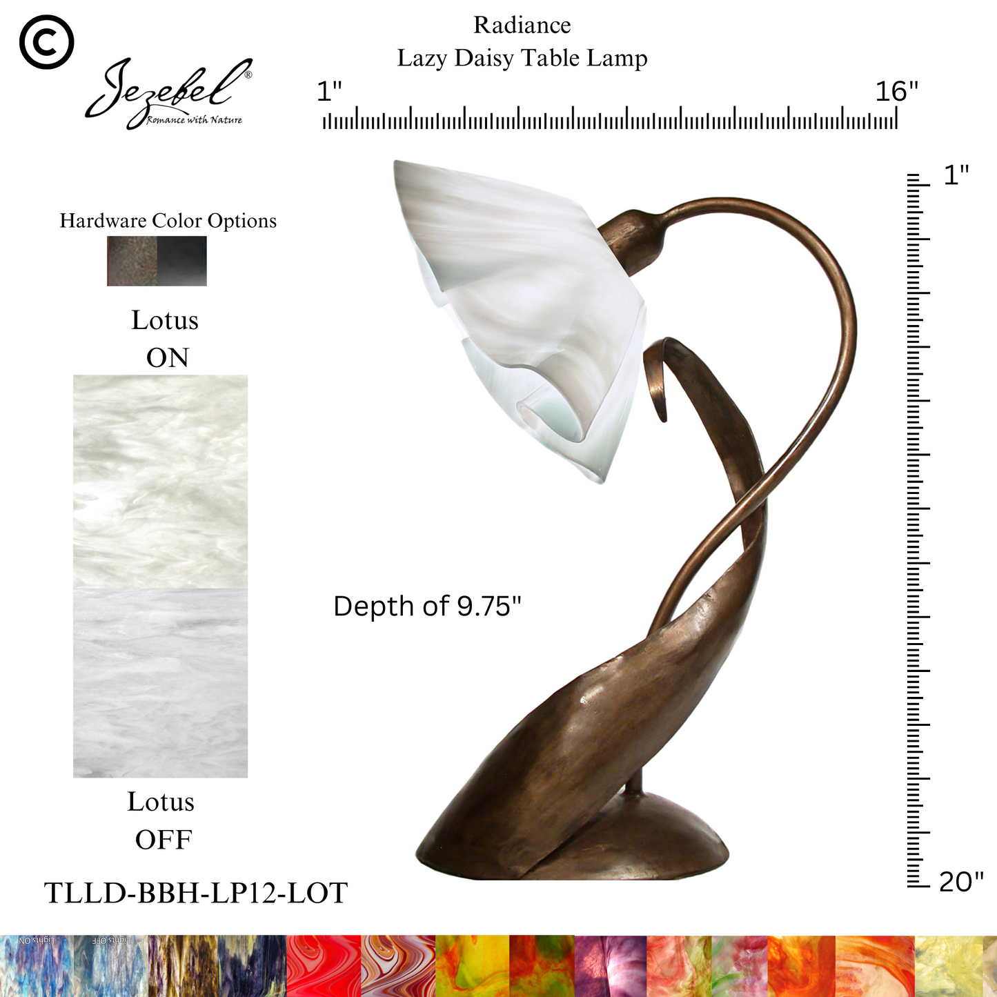 Jezebel® Lily Lazy Daisy Table Lamp