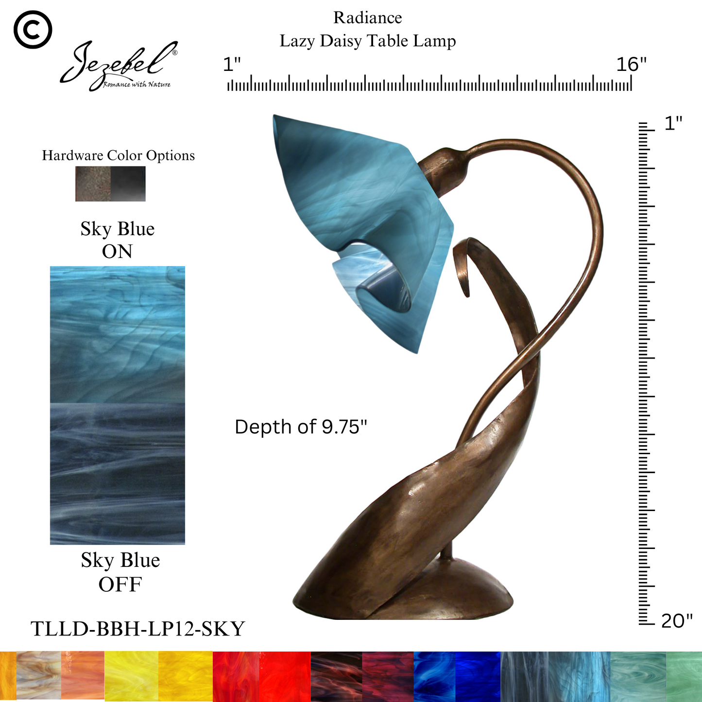 Jezebel® Lily Lazy Daisy Table Lamp