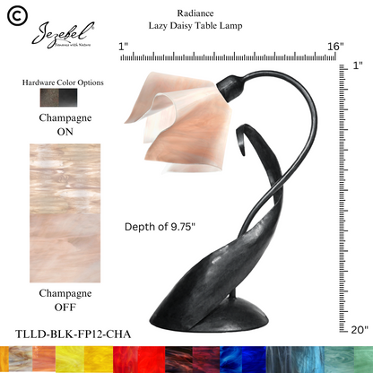 Jezebel® Flame Lazy Daisy Table Lamp