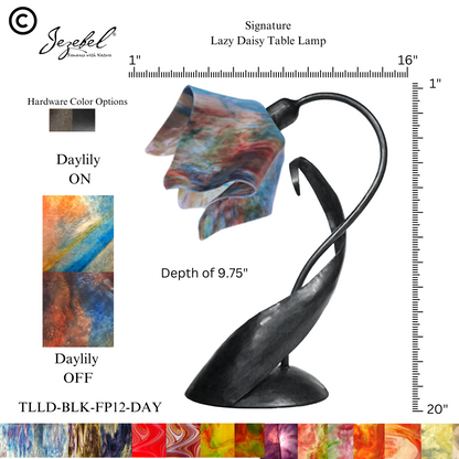 Jezebel® Flame Lazy Daisy Table Lamp