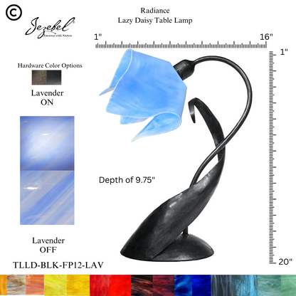 Jezebel® Flame Lazy Daisy Table Lamp