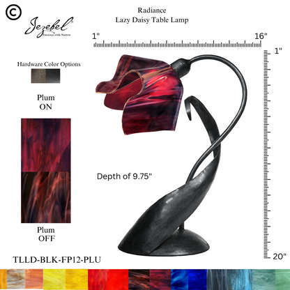 Jezebel® Flame Lazy Daisy Table Lamp