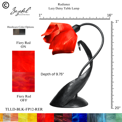 Jezebel® Flame Lazy Daisy Table Lamp