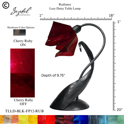 Jezebel® Flame Lazy Daisy Table Lamp