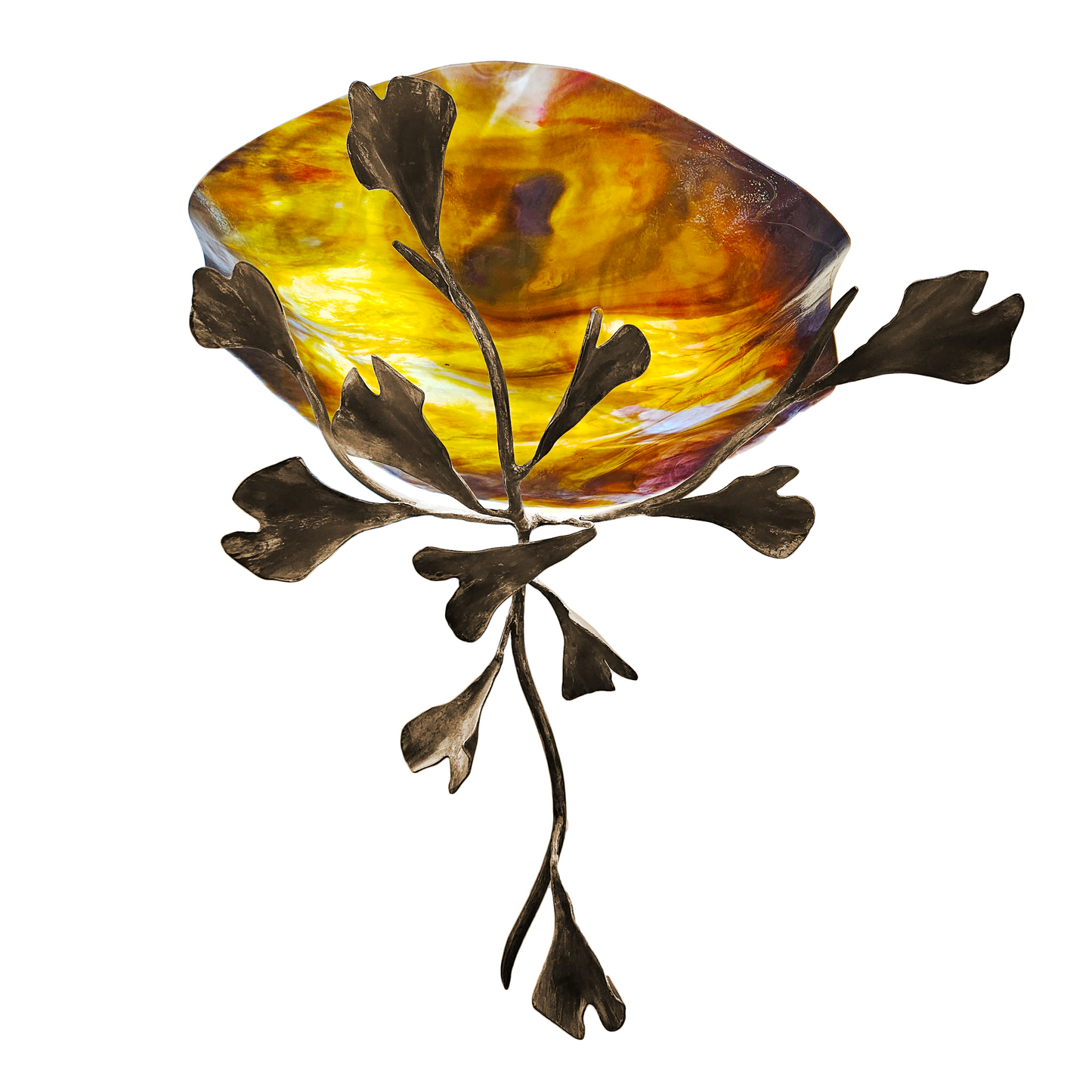 Iron Filigree Add-on for Scallop Sconce